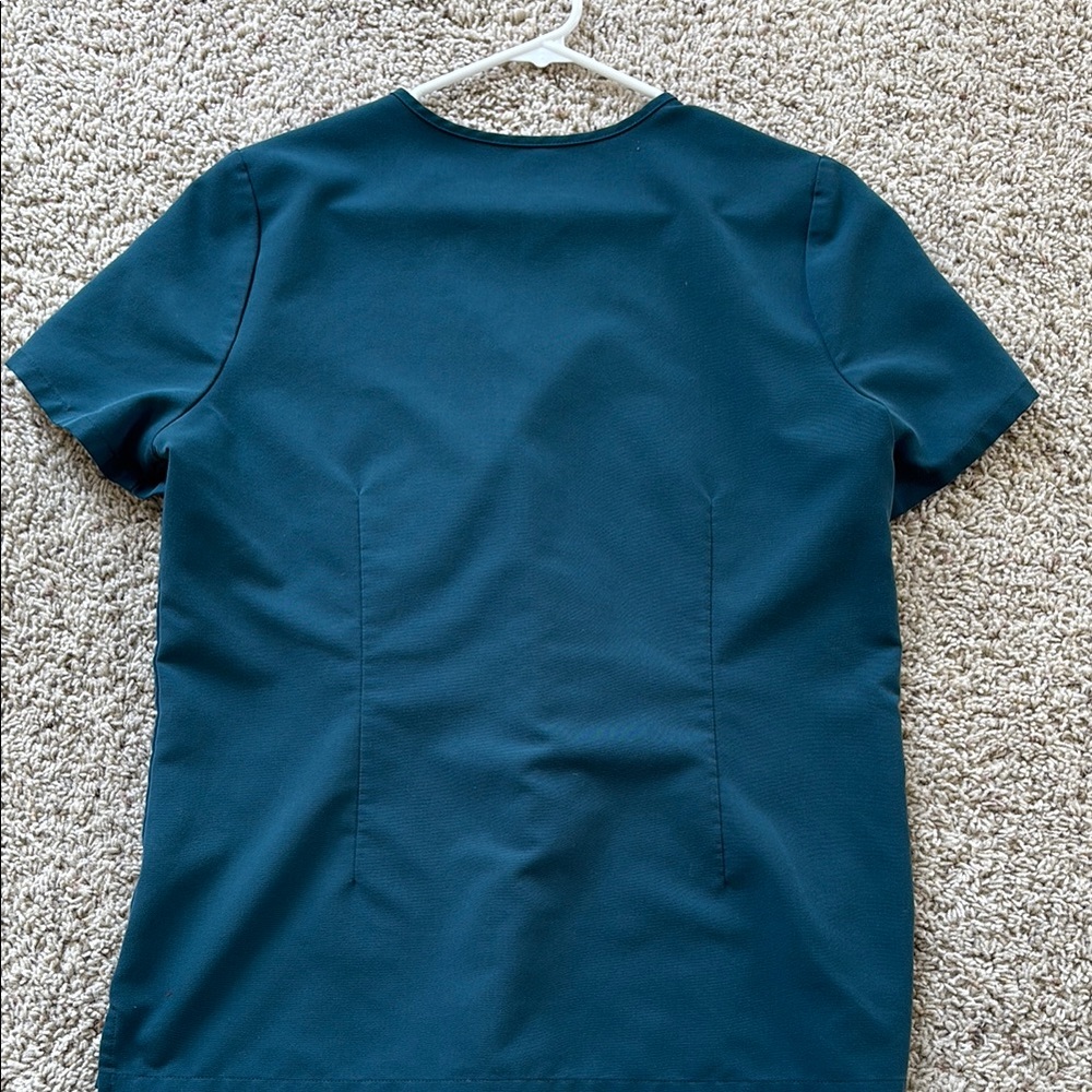 Figs Teal Scrub Top - Picture 3 of 3